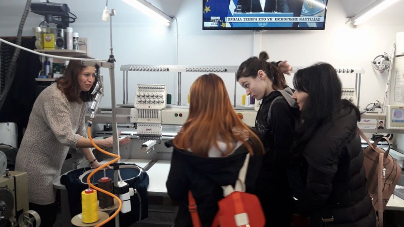 Εκπαιδευτική επίσκεψη της ειδικότητας Ενδύματος σε Βιοτεχνίες της περιοχής μας, στο πλαίσιο του μαθήματος `Χώρος Εργασίας`