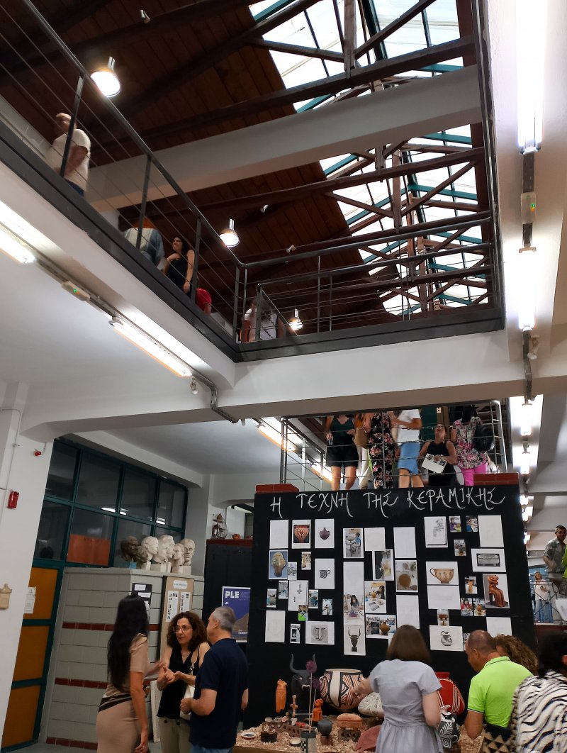 Annual exhibition of student’s creations and PLE travelling Jewelry exhibition at ISAEK of Volos Municipality