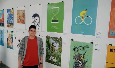 Σπουδαστές της ειδικότητας Γραφιστικής Εντύπου & Ηλεκτρονικών Μέσων, συμμετέχουν με έργα τους στην έκθεση BIKEART.gr