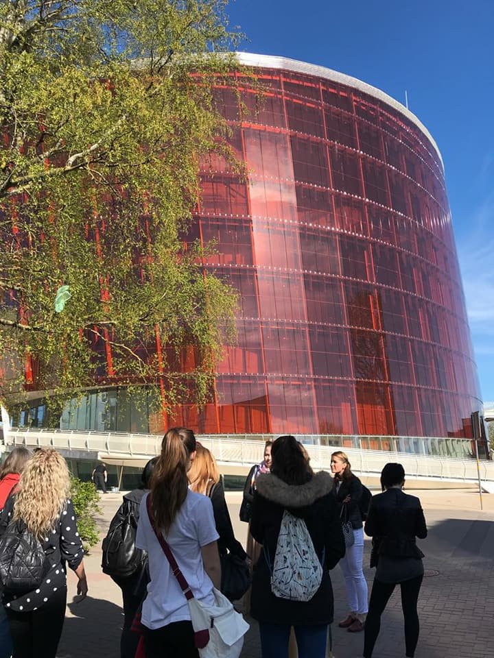 The Jewelry department of DIEK, at the third Transnational Meeting of the project GOLDEN NETS (Erasmus +) at Liepaja, Latvia