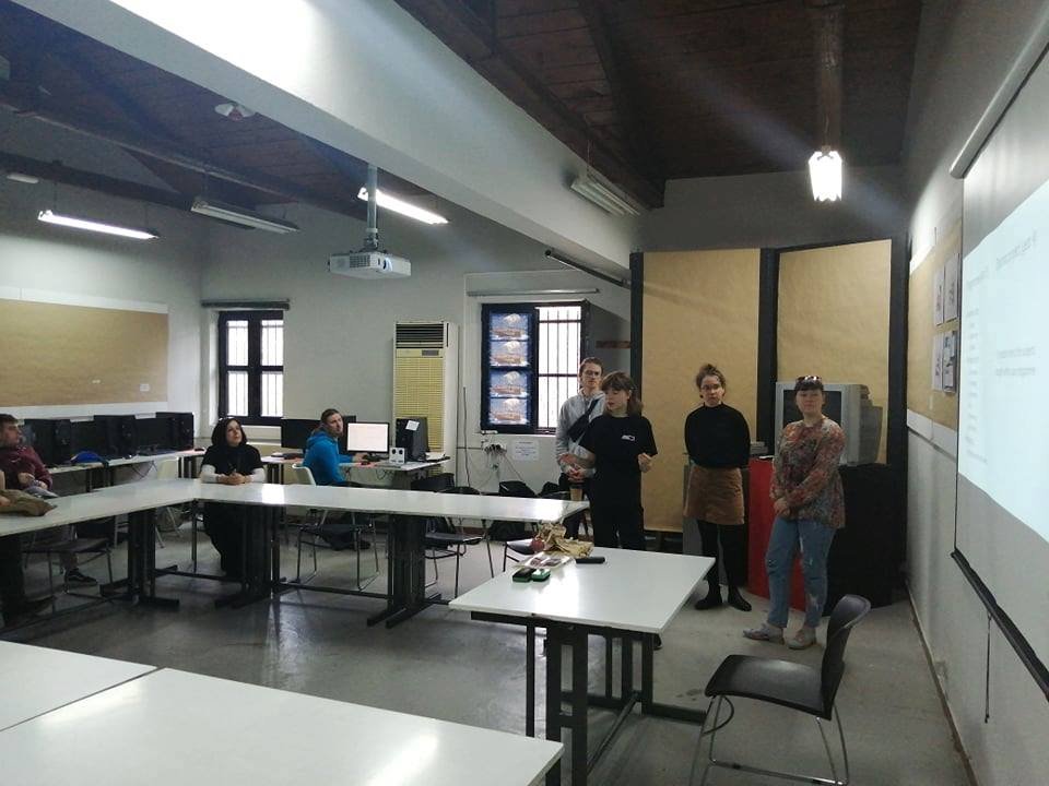 Σπουδαστές της σχολής , Janis Rozentals Art School της Λετονίας στο ΙΙΕΚ Δήμου Βόλου
