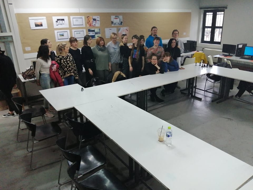 Σπουδαστές της σχολής , Janis Rozentals Art School της Λετονίας στο ΙΙΕΚ Δήμου Βόλου