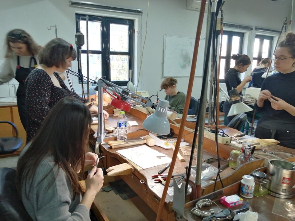 Σπουδαστές της σχολής , Janis Rozentals Art School της Λετονίας στο ΙΙΕΚ Δήμου Βόλου