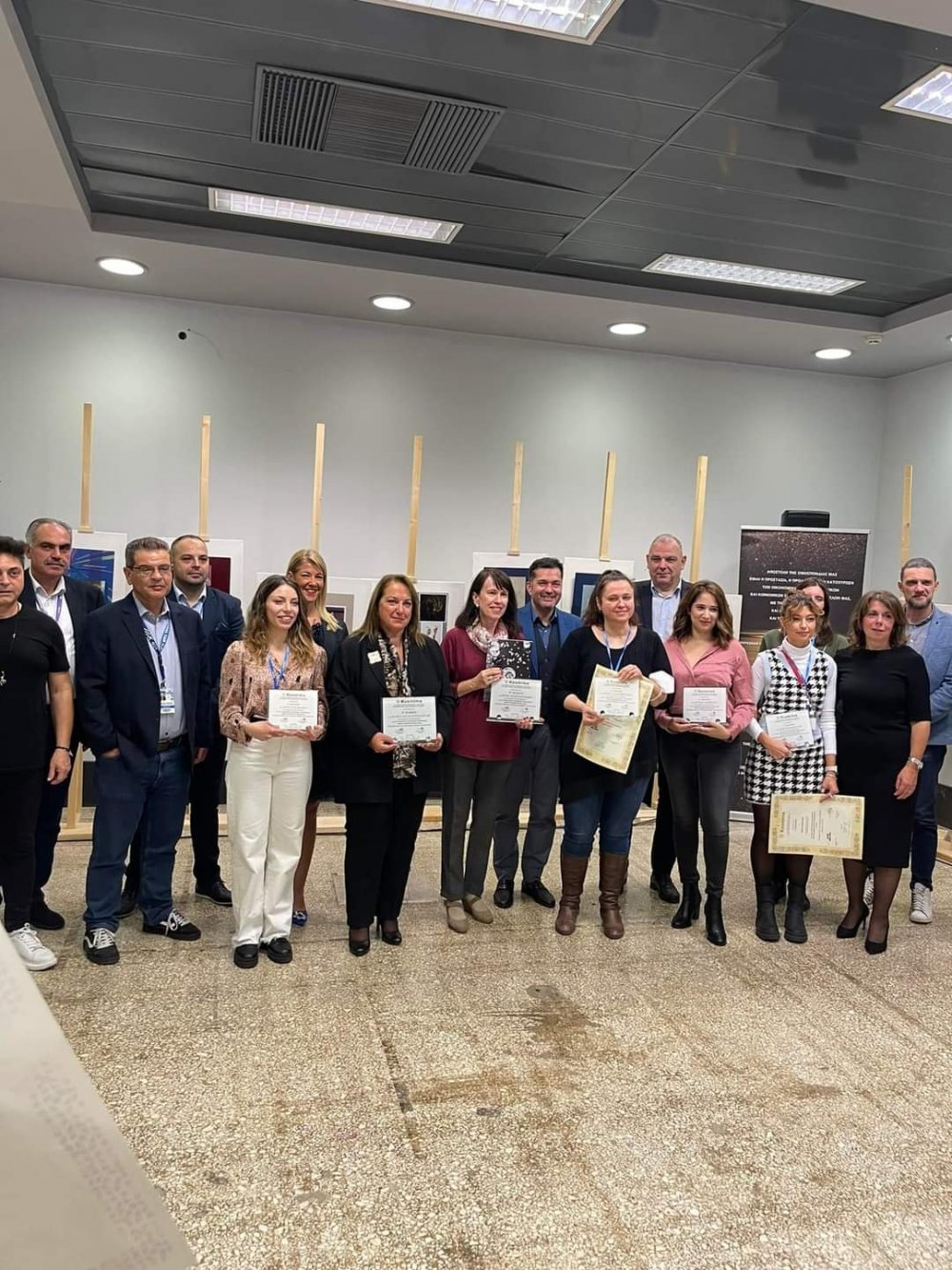 Τιμητική Διάκριση, για τη σπουδάστρια της Ειδικότητας Κοσμήματος Α. Βασιλάκη, στον 33ο Πανελλήνιο Διαγωνισμό Φιλοτέχνησης Σχεδίου