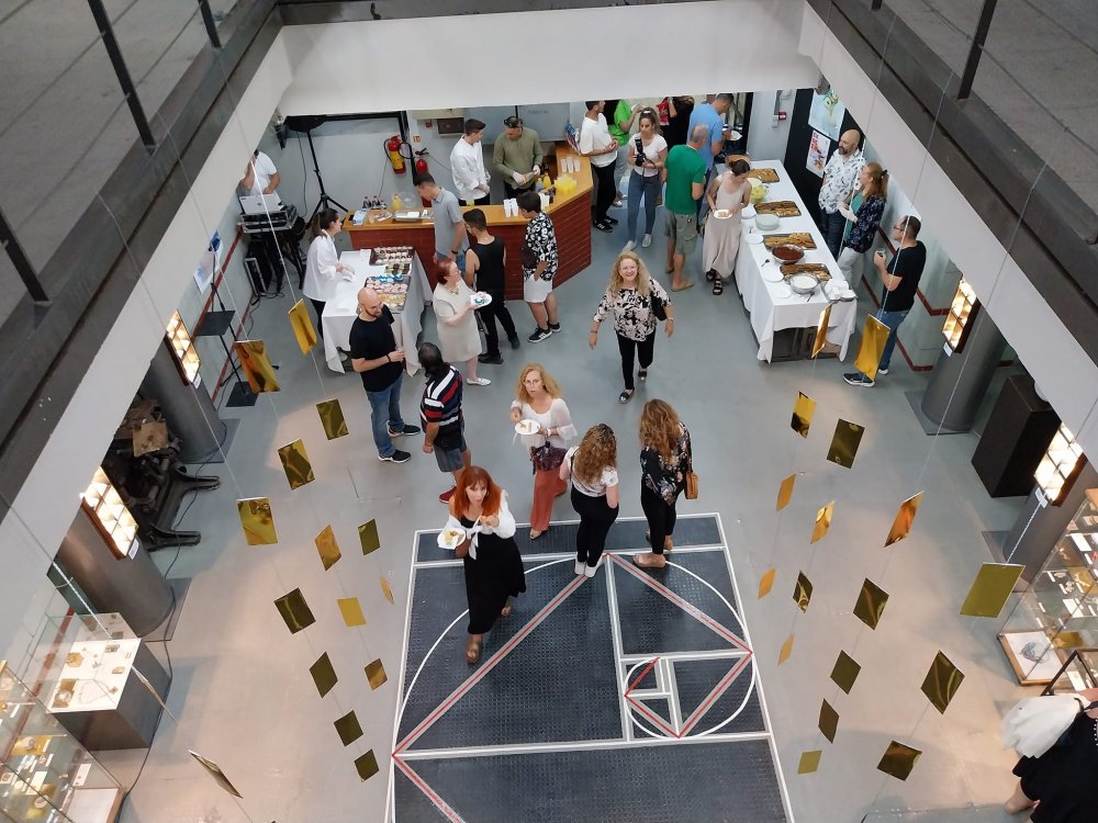 Grand opening of the Pan-European Traveling Jewelry Exhibition of P.L.E.( European Parliament of Jewelry Schools ) at VTI Volos Municipality - KEKPA - DIEK
