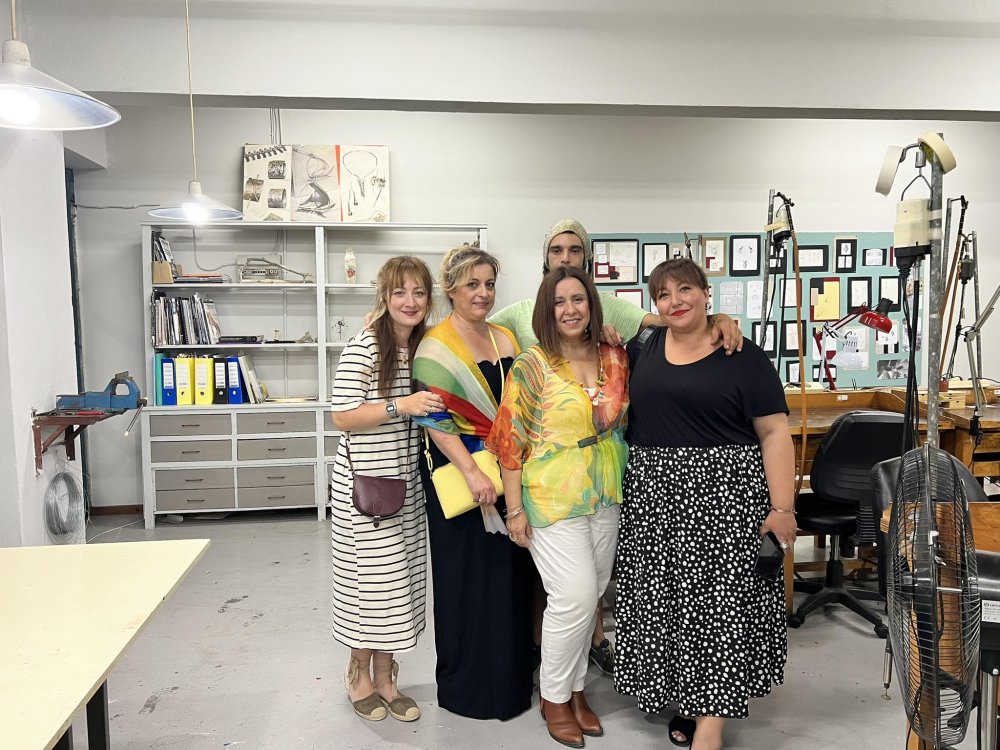 Grand opening of the Pan-European Traveling Jewelry Exhibition of P.L.E.( European Parliament of Jewelry Schools ) at VTI Volos Municipality - KEKPA - DIEK