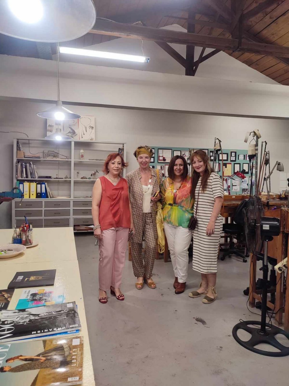 Grand opening of the Pan-European Traveling Jewelry Exhibition of P.L.E.( European Parliament of Jewelry Schools ) at VTI Volos Municipality - KEKPA - DIEK