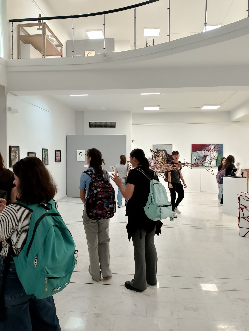 Εκπαιδευτική  επίσκεψη Σπουδαστών της ΙΣΑΕΚ Δήμου Βόλου σε εικαστικές εκθέσεις της Πόλης μας